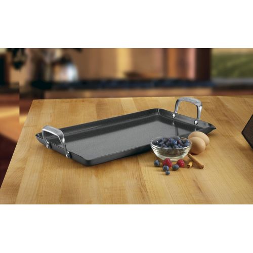  Cuisinart GG45-25 GreenGourmet Hard-Anodized Nonstick 10-Inch by 18-Inch Double-Burner Griddle