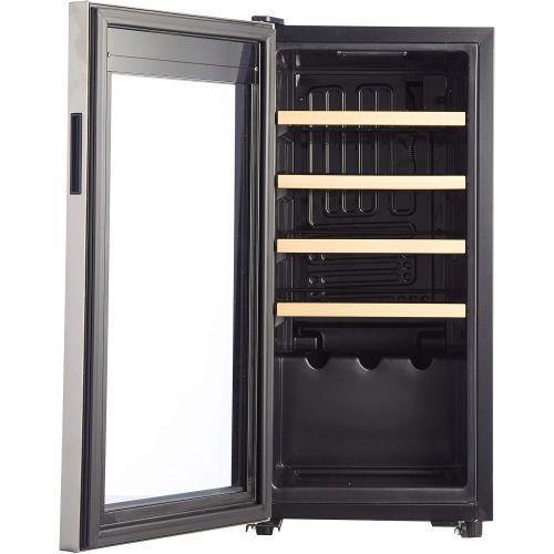  Cuisinart CWC-1500CU 15-Bottle Private Reserve Compressor Wine Cellar, Black