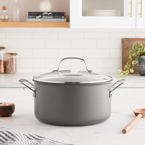  Cuisinart 644-24 Chefs Classic Nonstick Hard Anodized 6-Quart Stockpot, Black/Stainless Steel