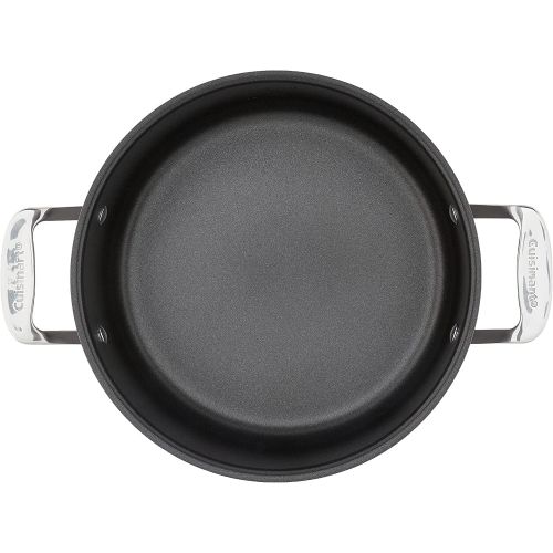  Cuisinart 644-24 Chefs Classic Nonstick Hard Anodized 6-Quart Stockpot, Black/Stainless Steel