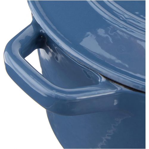  Cuisinart 3 Qt Casserole, Covered, Enameled Provencial Blue