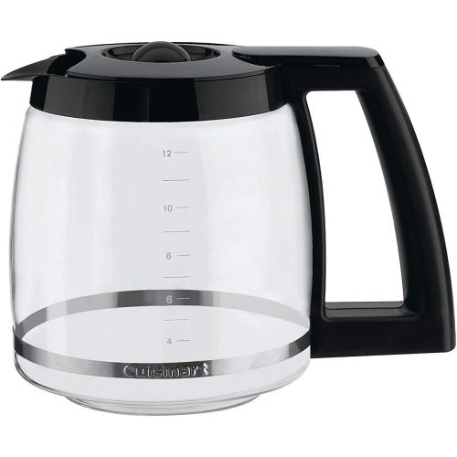  Cuisinart DCC-1200 12 Cup Coffeemaker, Black/Silver With Filters