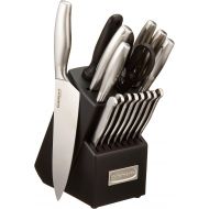 Cuisinart C77SS-17P 17-Piece Artiste Collection Cutlery Knife Block Set, Stainless Steel & CTG-00-BCR7 Barrel Crock with Tools, Set of 7