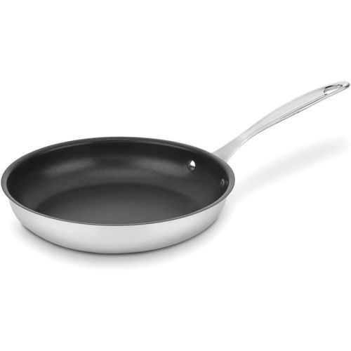  Cuisinart 722-24NS Chefs Classic Nonstick Stainless 10-Inch Open Skillet