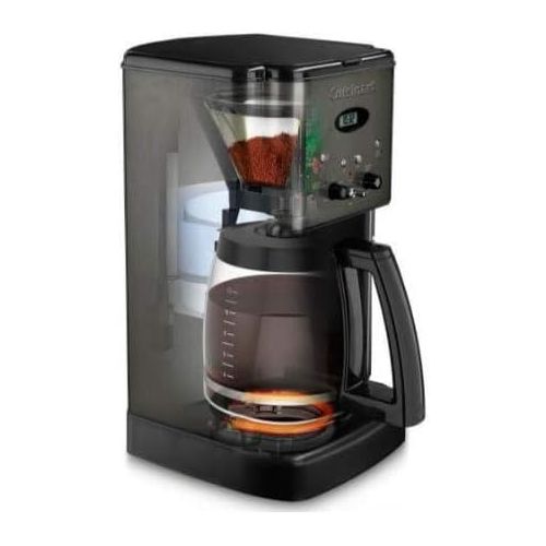  Cuisinart DCC-1200BKS 12-Cup Brew Central Programmable Coffeemaker (Black Stainless) with Stainless Steel Tumbler Bundle (2 Items)