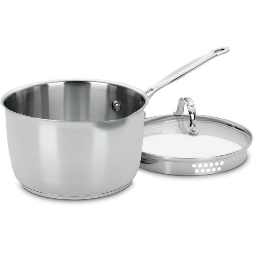  Cuisinart 7193-20P Chefs Classic Stainless 3-Quart Cook and Pour Saucepan with Cover