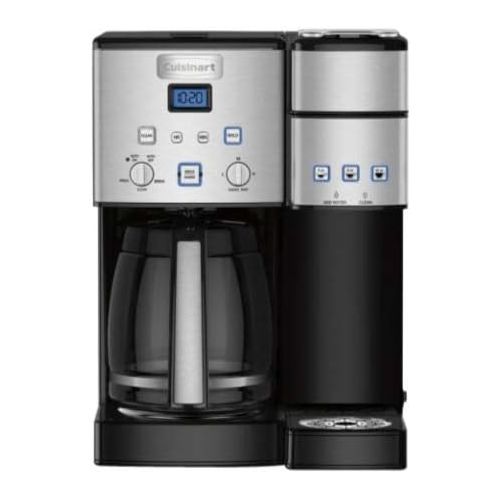  Cuisinart Coffee Center SS-15 12-Cup Coffeemaker and Brewer with Coffee Canister and Handheld Milk Frother Bundle (3 Items)
