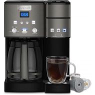 Cuisinart SS-15BKSP1 Coffee Center 12-Cup Coffeemaker and Single-Serve Brewer, Black Stainless Steel