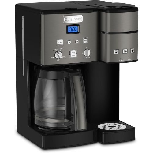  Cuisinart SS-15BKSP1 Coffee Center 12-Cup Coffeemaker and Single-Serve Brewer, Black Stainless Steel