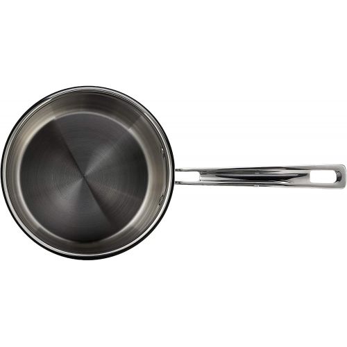  Cuisinart MCP193-18N Multiclad Pro Triple Ply Stainless 3-Quart Skillet, 3 qt, Saucepan w/Cover