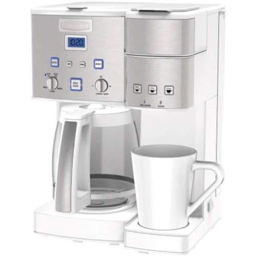  Cuisinart SS15WP1 Coffee Center™ 12 Cup Coffeemaker and Single-Serve Brewer - White