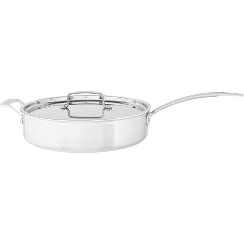  Cuisinart MCP33-30HN MultiClad Pro Triple Ply 5.5-Quart Saute Pan Skillet, Silver