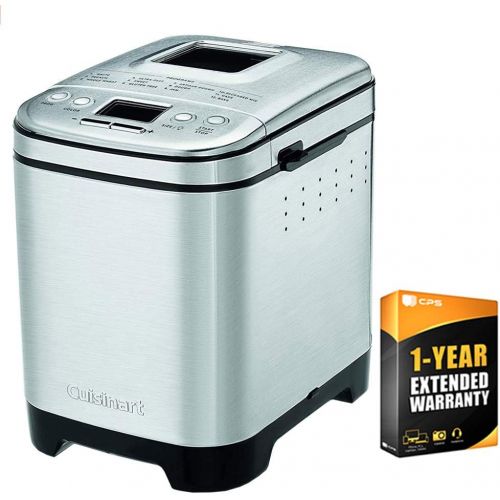  Cuisinart CBK-110 Compact Automatic Bread Maker, Silver + 1 Year Extended Warranty