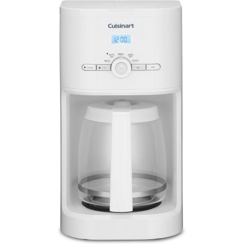  Cuisinart DCC-1120 12-Cup Classic Programmable Coffeemaker, White, 12-Cup, Programmable
