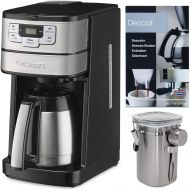 Cuisinart Blade Grind and Brew 10-Cup Thermal Carafe Coffeemaker with Canister and Descaling Powder Bundle (3 Items)