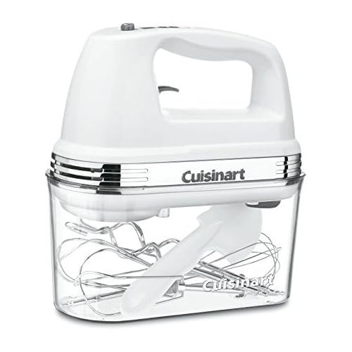  Cuisinart HM-90S Power Advantage Plus 9-Speed Handheld Mixer with Storage Case, White