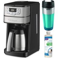 Cuisinart DGB-450 Blade Grind and Brew 10-Cup Thermal Carafe Coffeemaker with Descaling Liquid and Tumbler Bundle (3 Items)
