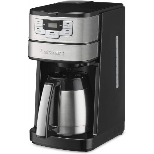  Cuisinart DGB-450 Automatic Grind & Brew 10-Cup Coffeemaker, Black/Silver