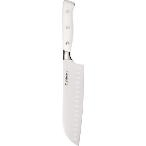  Cuisinart C77WTR-15P Classic Forged Triple Rivet, 15-Piece Knife Set, White