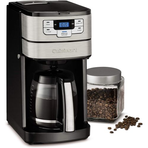  Cuisinart DGB-400 Automatic Grind & Brew 12-Cup Coffeemaker, Black/Stainless Steel