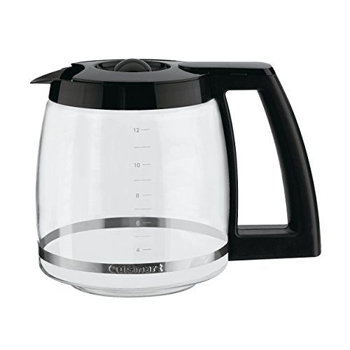  Cuisinart 12-Cup Replacement Glass Carafe, Black, 12 Cup