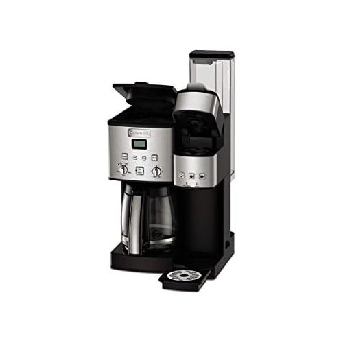  Cuisinart SS-15P1 Coffee Center 12-Cup Coffeemaker and Single-Serve Brewer, Silver
