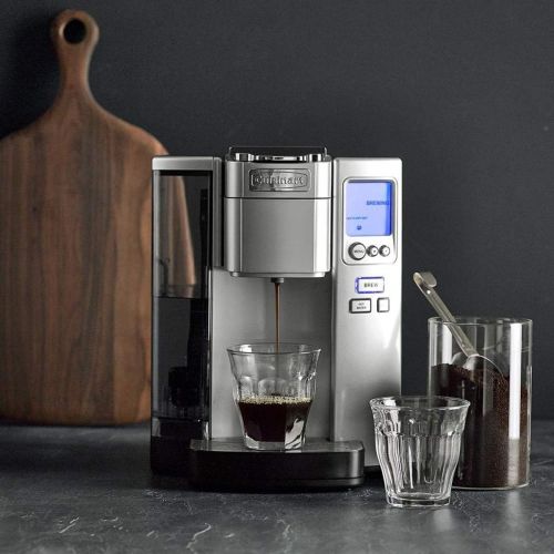  Cuisinart SS-10P1 Premium Single-Serve Coffeemaker Coffemaker, 72 Oz, Silver