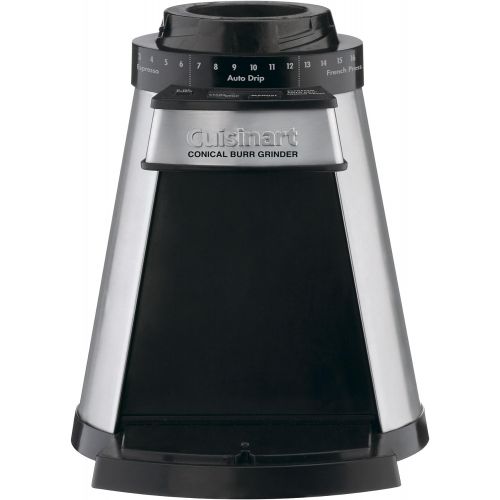  Cuisinart Programmable Conical Burr Mill, Stainless Steel, COMPACT