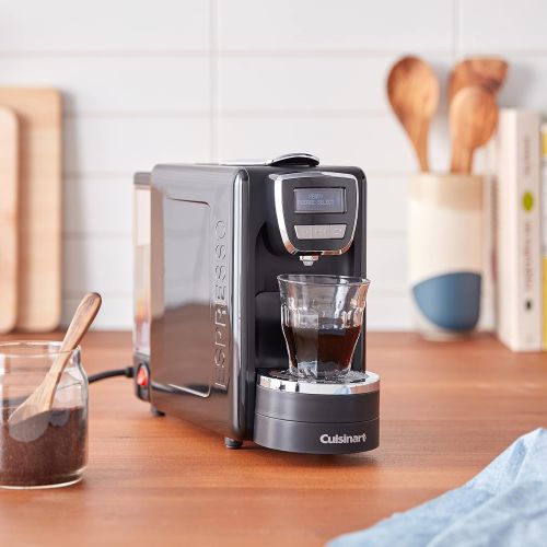  Cuisinart EM-15 Defined Espresso Machine, 13.5(L) x 5.75(W) x 9.5(H), Black