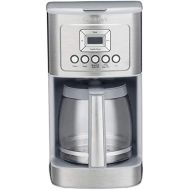 Cuisinart DCC-3200 Programmable Coffeemaker?with?Glass Carafe and Stainless Steel Handle, 14 Cup, Light Grey