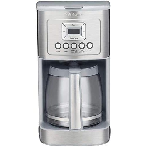  Cuisinart DCC-3200 Programmable Coffeemaker?with?Glass Carafe and Stainless Steel Handle, 14 Cup, Light Grey