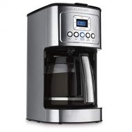 Cuisinart 14 Cup Black/Stainless Steel Permanent Filter Coffee Maker, with Timer