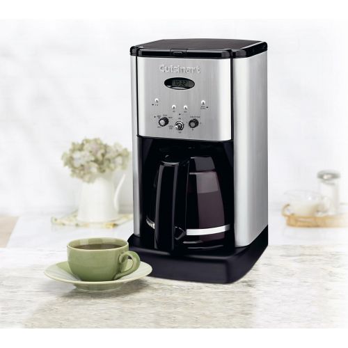  Cuisinart DCC-1200 Brew Central 12 Cup Programmable Coffeemaker, Black/Silver