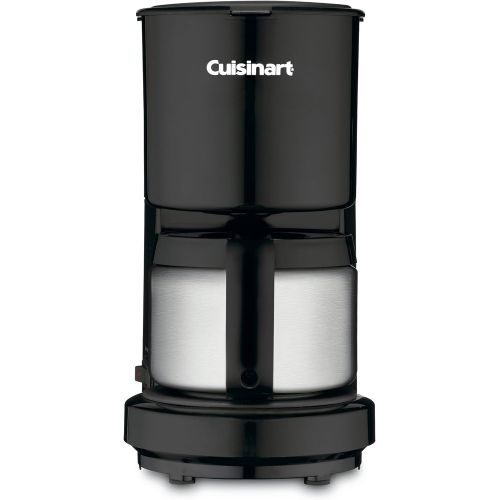  Cuisinart DCC-450BK 4-Cup Coffeemaker with Stainless-Steel Carafe, Black