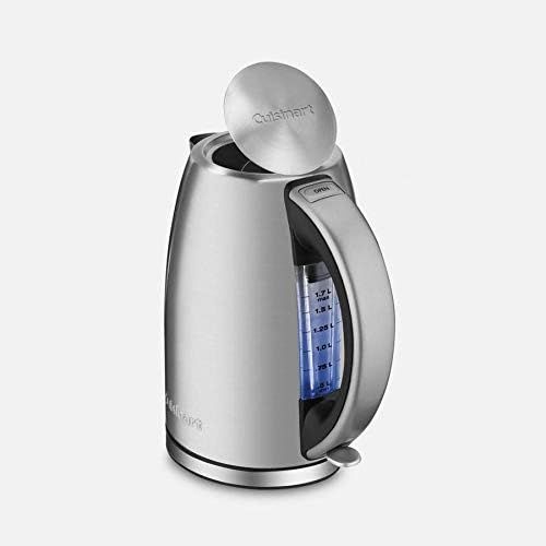  Cuisinart JK-17P1 Cordless Electric Kettle, 1.7-Liter, Stainless Steel