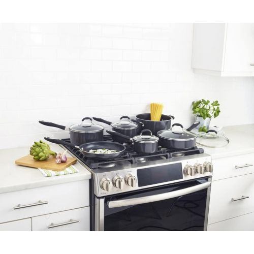  Cuisinart 11-Piece Set Advantage Nonstick Cookware, Black