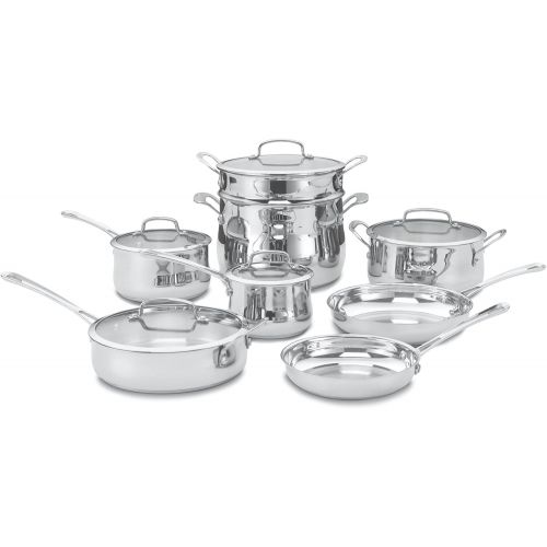  Cuisinart Contour Stainless 13-Piece Cookware Set