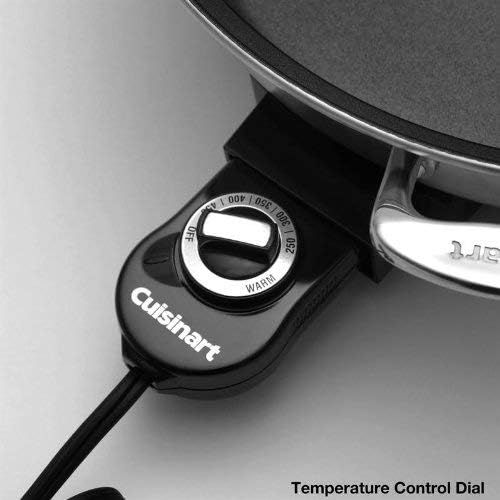  Cuisinart CSK-150 1500-Watt Nonstick Oval Electric Skillet,Brushed Stainless