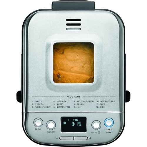  Cuisinart Bread Maker, Up To 2lb Loaf, New Compact Automatic