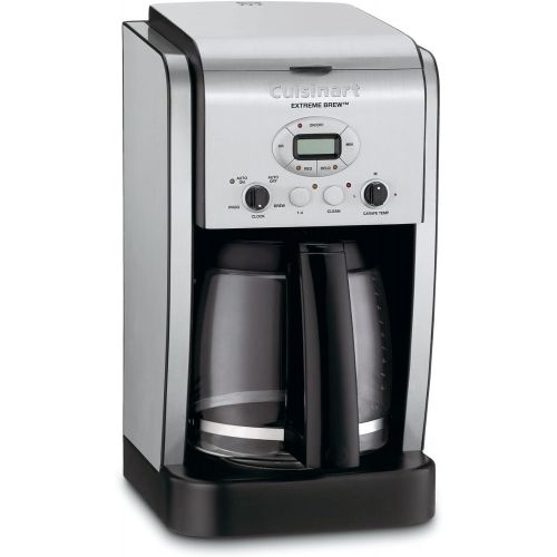  Cuisinart DCC-2650P1 Extreme Brew 12-Cup Programmable Coffeemaker, Black/Stainless Steel