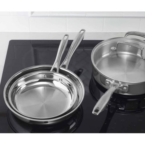  Cuisinart Tri-Ply Stainless Steel 10-Piece Classic Cookware Set, PC