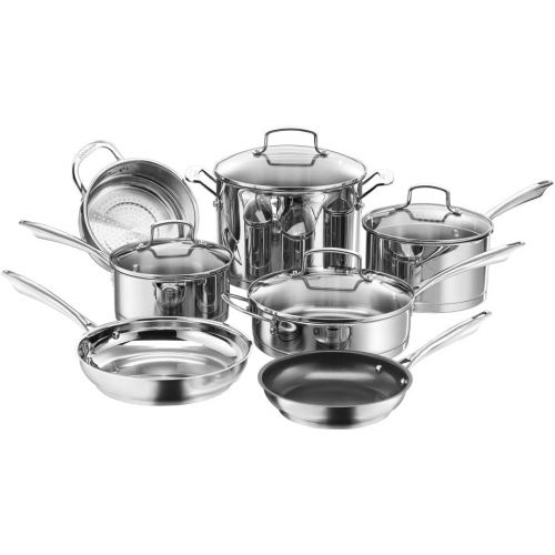  Cuisinart 11-Piece Professional Stainless Cookware Set