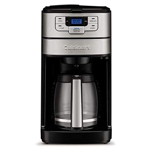  Cuisinart DGB-400 Automatic Grind & Brew 12-Cup Coffeemaker, Black/Stainless Steel