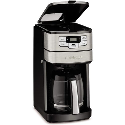  Cuisinart DGB-400 Automatic Grind & Brew 12-Cup Coffeemaker, Black/Stainless Steel