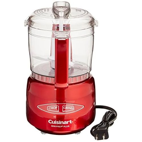  CUISINART Mini Prep Plus Food Processor, 3 Cup, Metallic Red