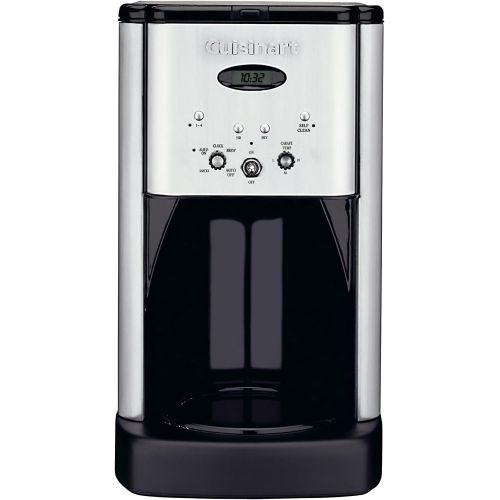  Cuisinart DCC-1200P1 Brew Central 12-Cup Programmable Coffeemaker Coffee Maker, Carafe, Brushed Chrome