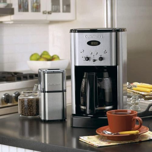  Cuisinart DCC-1200P1 Brew Central 12-Cup Programmable Coffeemaker Coffee Maker, Carafe, Brushed Chrome