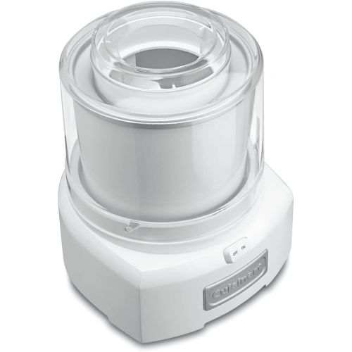  Cuisinart ICE-21P1 1.5-Quart Frozen Yogurt, Ice Cream and Sorbet Maker, White