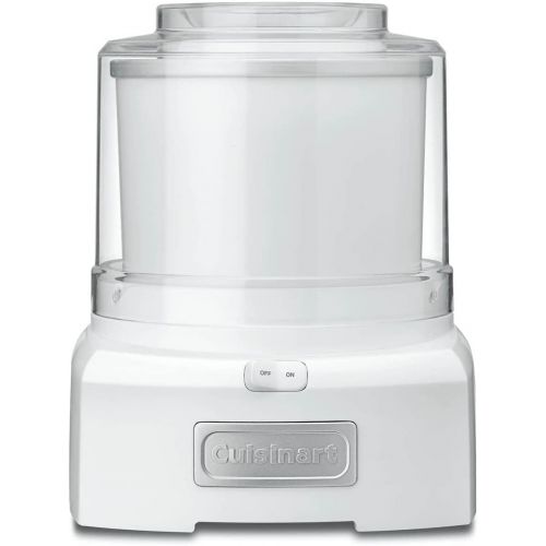  Cuisinart ICE-21P1 1.5-Quart Frozen Yogurt, Ice Cream and Sorbet Maker, White