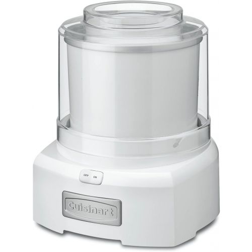  Cuisinart ICE-21P1 1.5-Quart Frozen Yogurt, Ice Cream and Sorbet Maker, White